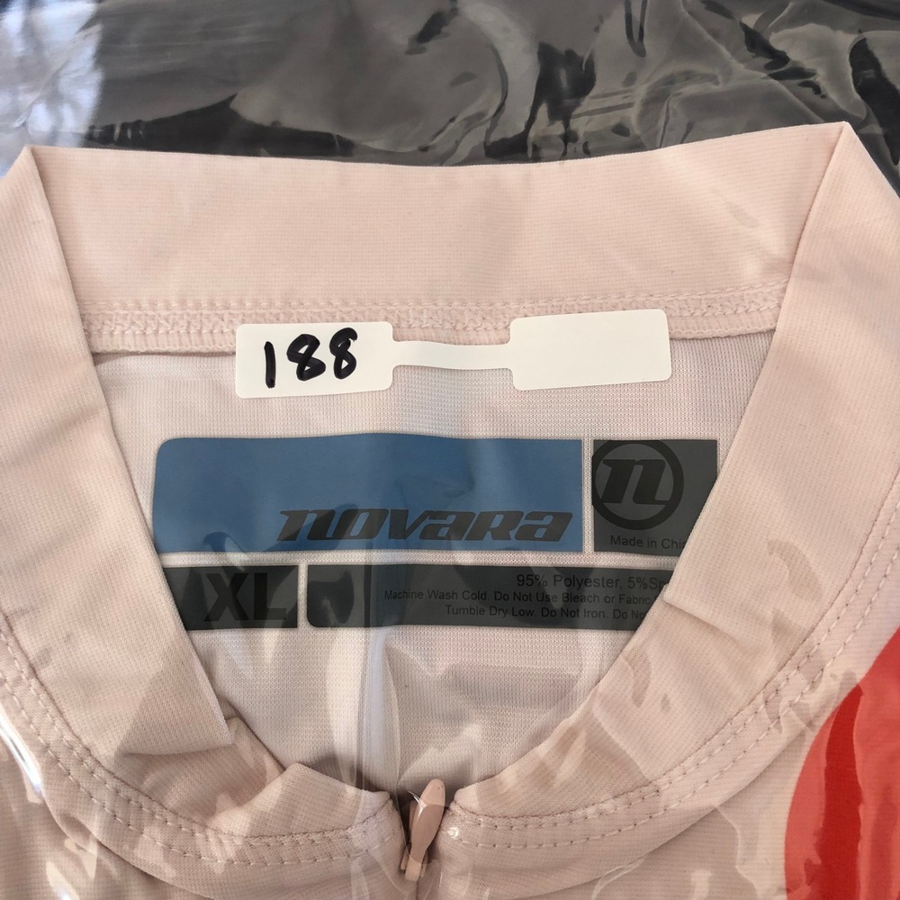 Novara Cycling Jersey Half-Zip Short Sleeve‎ Athletic Top Women's XL - Picture 7 of 7